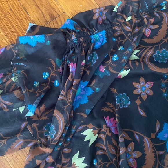 Free People Wildflower Honey Blouse Size XS - Picture 8 of 9